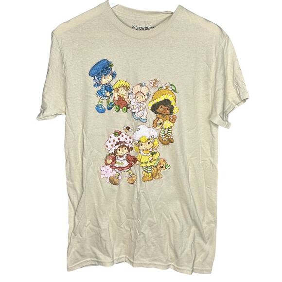 Strawberry Shortcake Men's Unisex Adult Short Sleeve T-Shirt Size Small - Picture 1 of 5